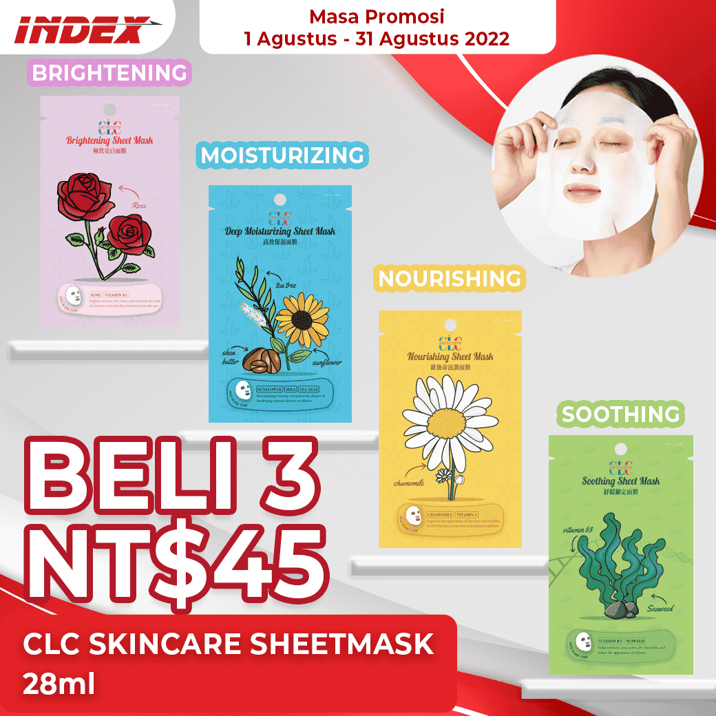 PROMO CLC Skincare Sheet Mask NT45/3pcs