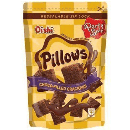 OISHI Pillows Choco-Filled Crackers