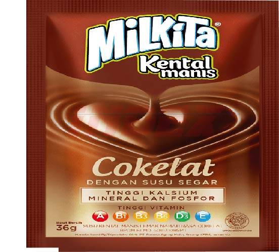 MILKITA Kental Manis Cokelat  6*36g