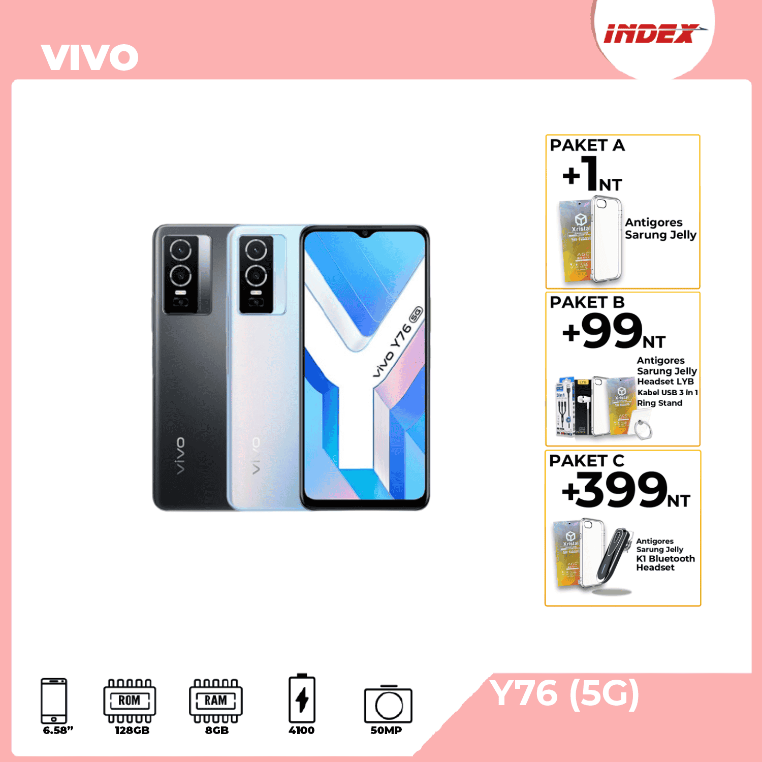 VIVO Y76 (5G) 8GB/128GB