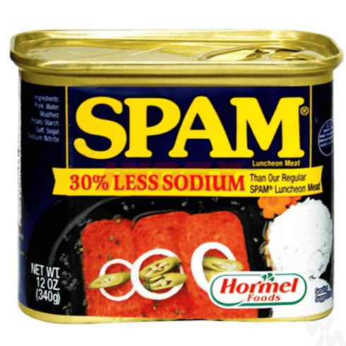SPAM 30% Less Sodium