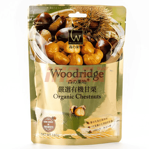 WOODRIDGE Organic Chestnuts 180g