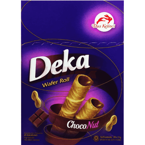 DEKA Wafer Roll Choco Nut 24*9g
