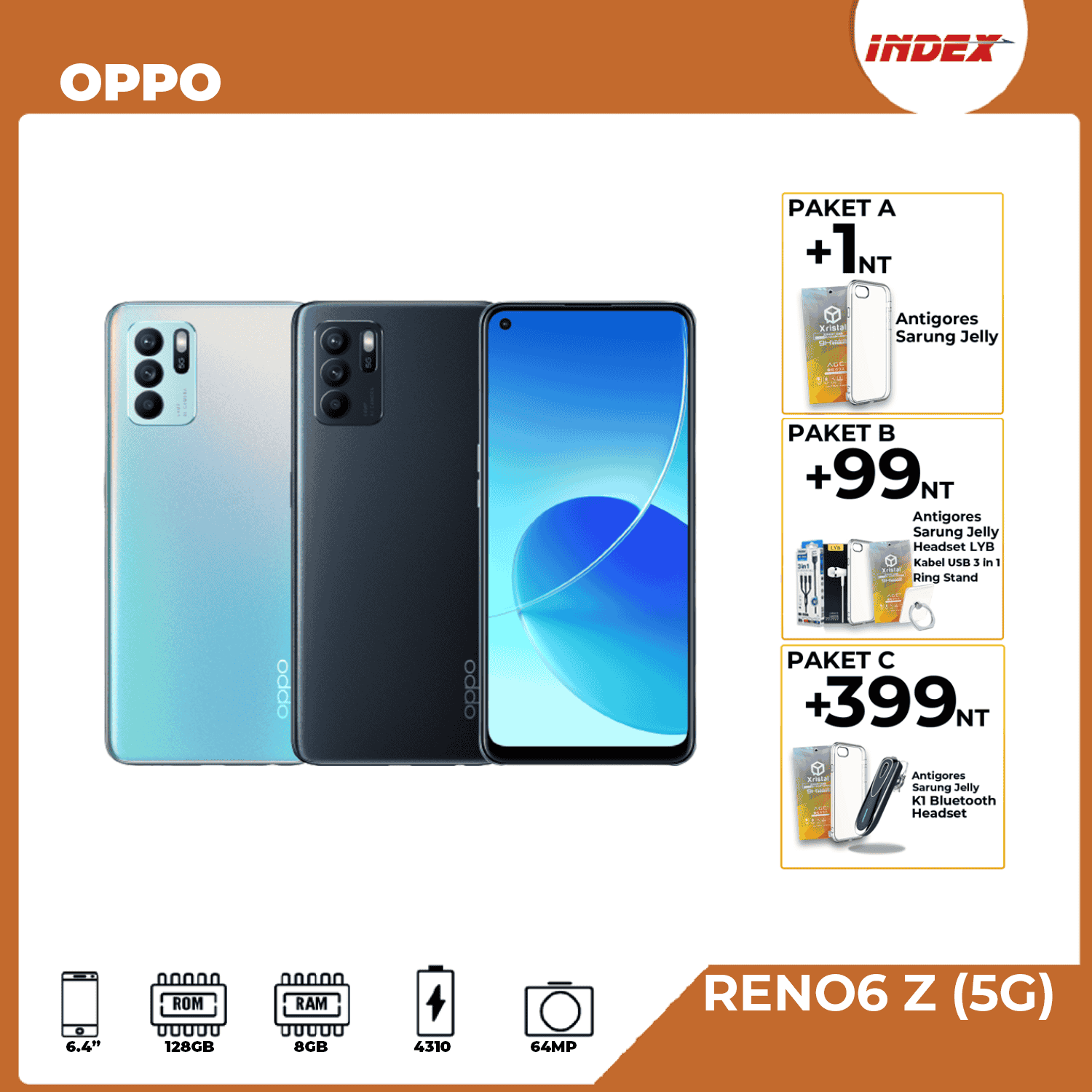 OPPO RENO6 Z (5G) 8GB/128GB