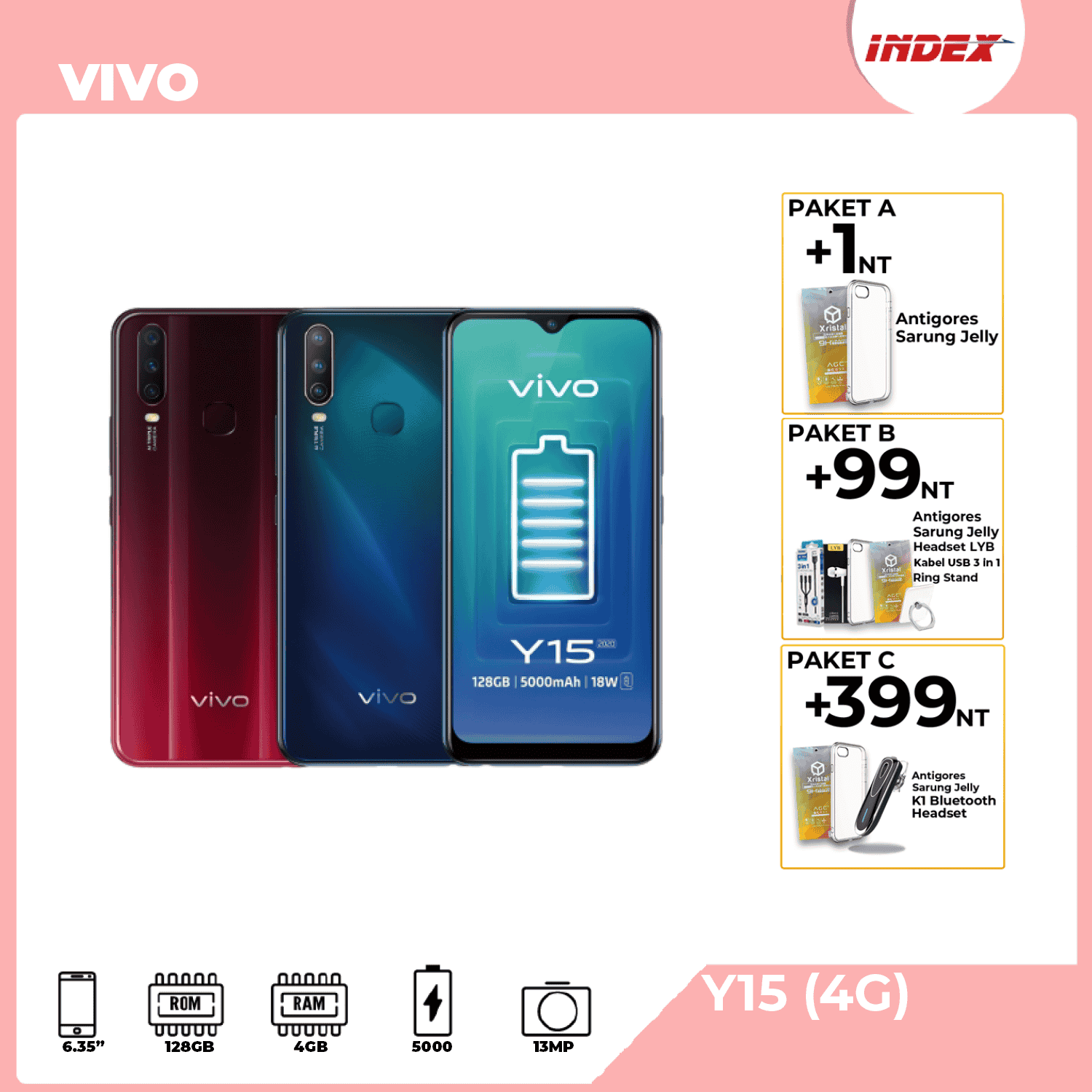 VIVO Y15 4GB/128GB