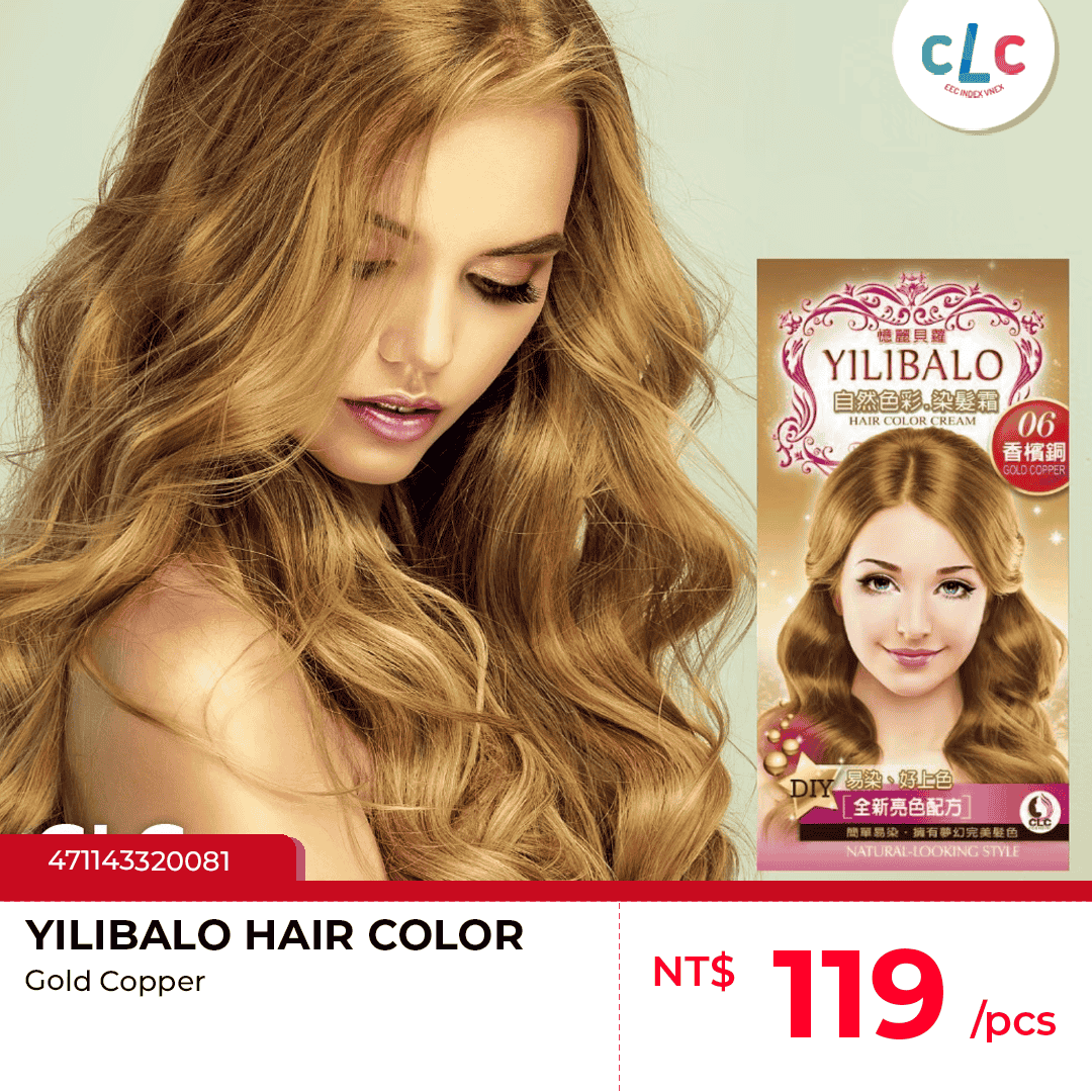 YILIBALO Hair Color Gold Copper