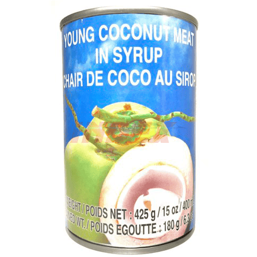 COCK BRAND Young Coconut Meat In Syrup 425g