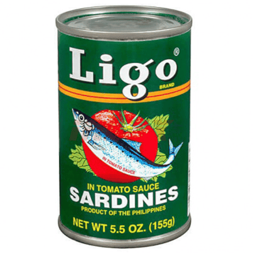 LIGO Sardines In Tomato Sauce Green 155g