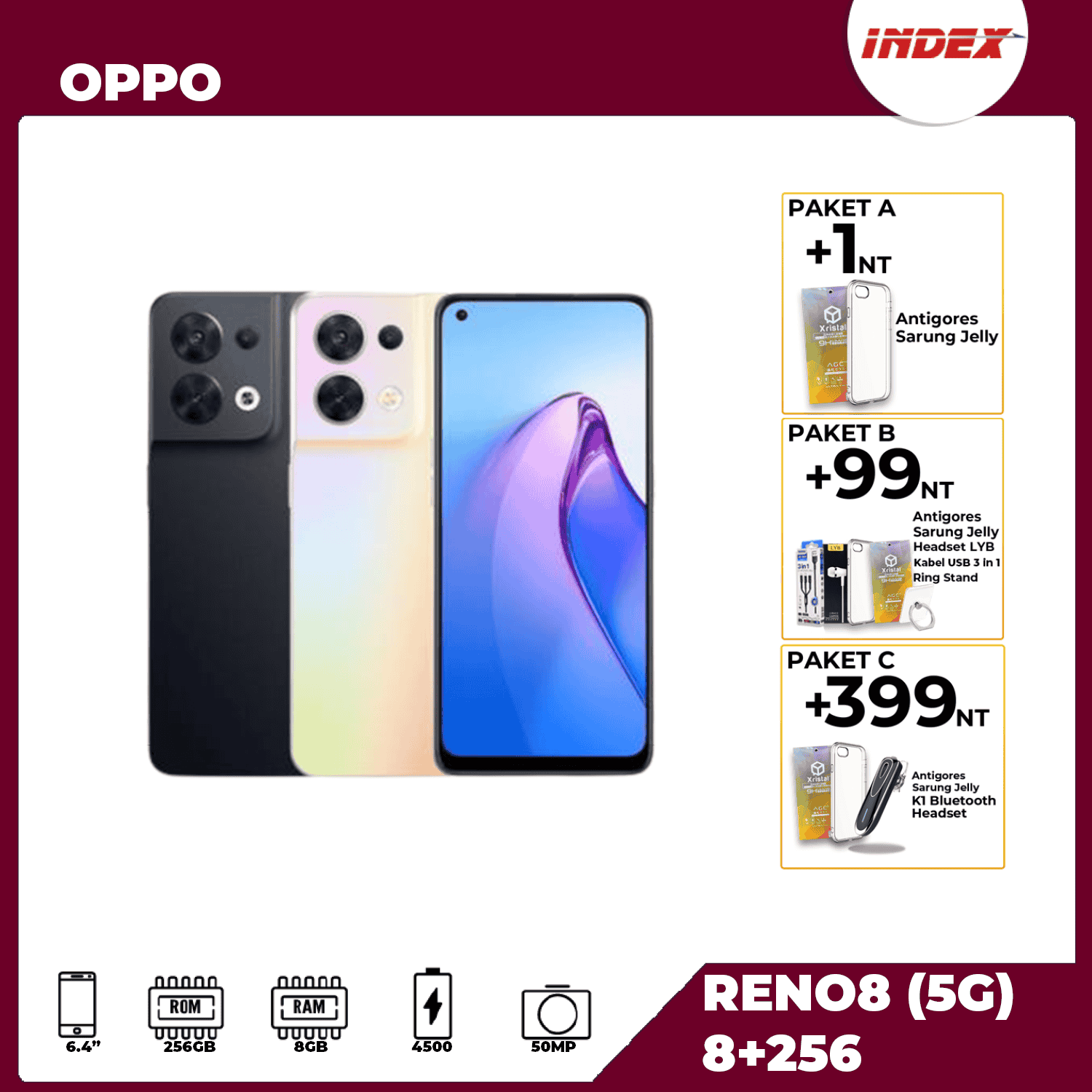 OPPO RENO8 (5G) 8GB/256GB