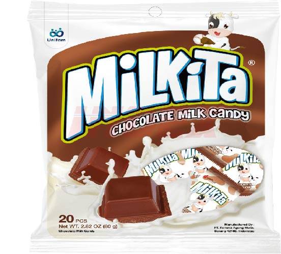 MILKITA Chocolate Milk Candy  80g