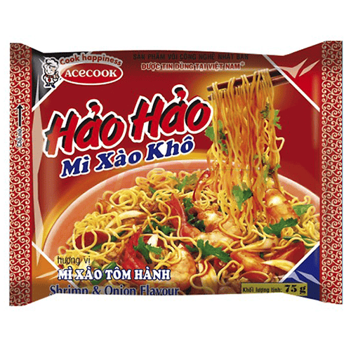 HAO HAO Mi Xao Tom Hanh - Shrimp & Onion Flavour