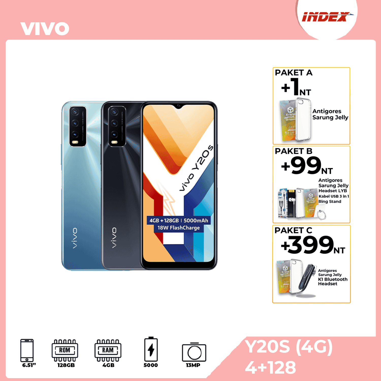 VIVO Y20S (4G) 4GB/128GB