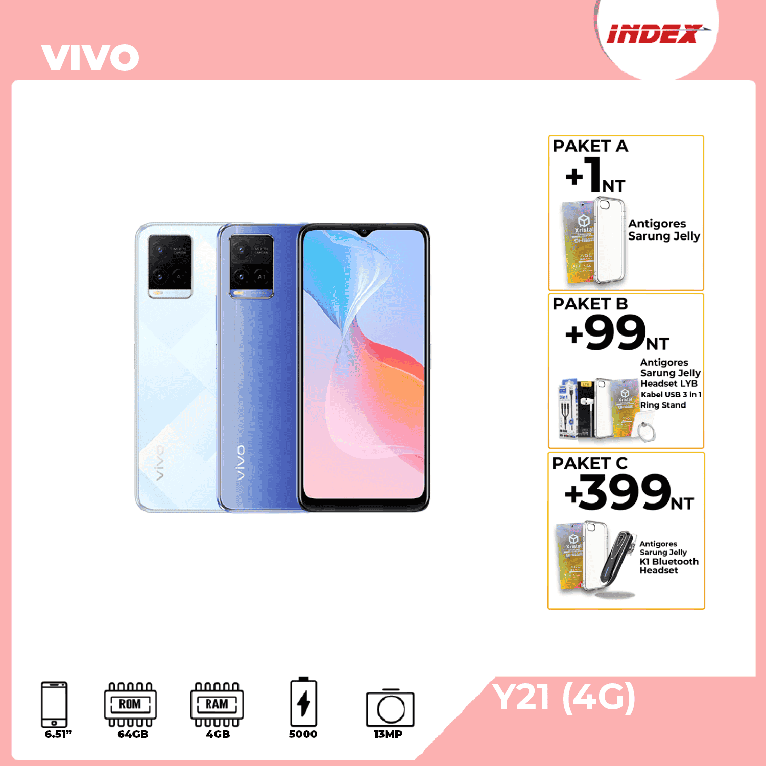 VIVO Y21 (4G) 4GB/64GB