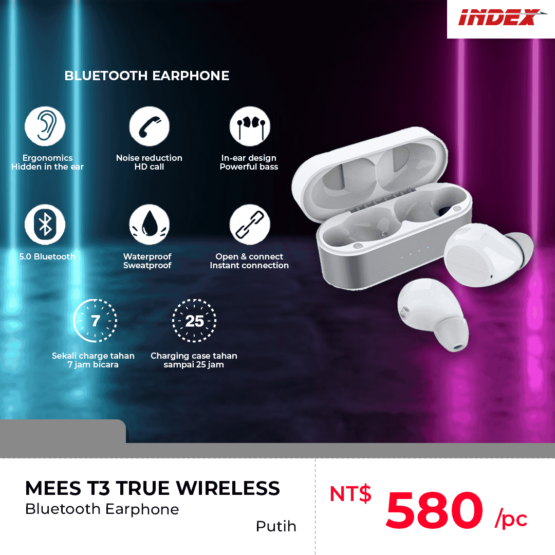 MEES T3 True Wireless Bluetooth Earphone